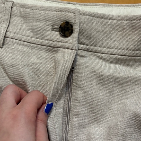 J. Crew Remi short in stretch linen blend Womens Size 12 New Without Tag shorts - Picture 4 of 8